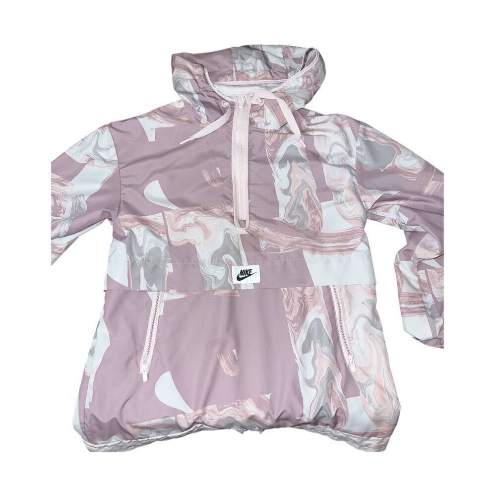 Women’s NIKE Half Zip Windbreaker Jacket SMALL